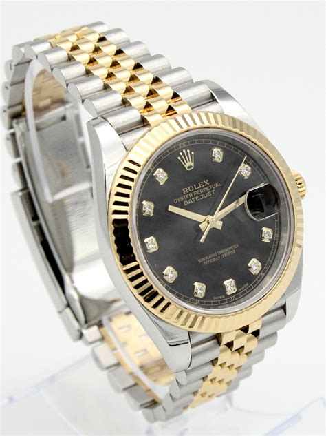 rolex datejust diamond two tone|cheapest rolex datejust two tone.